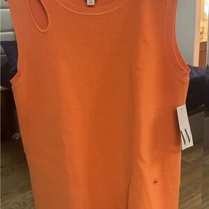 Worthington Orange Sleeveless Top
